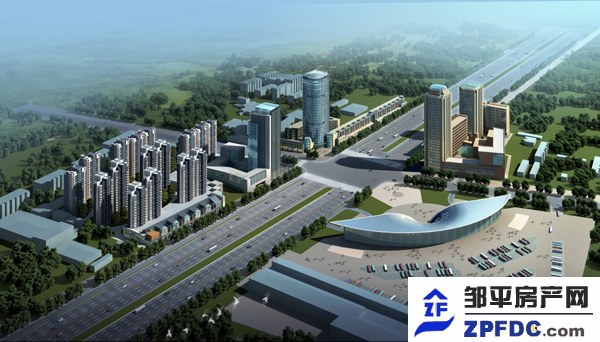 黄山五路与黛溪三路交叉口周边地块规划-邹平邹平民生-邹平房产网